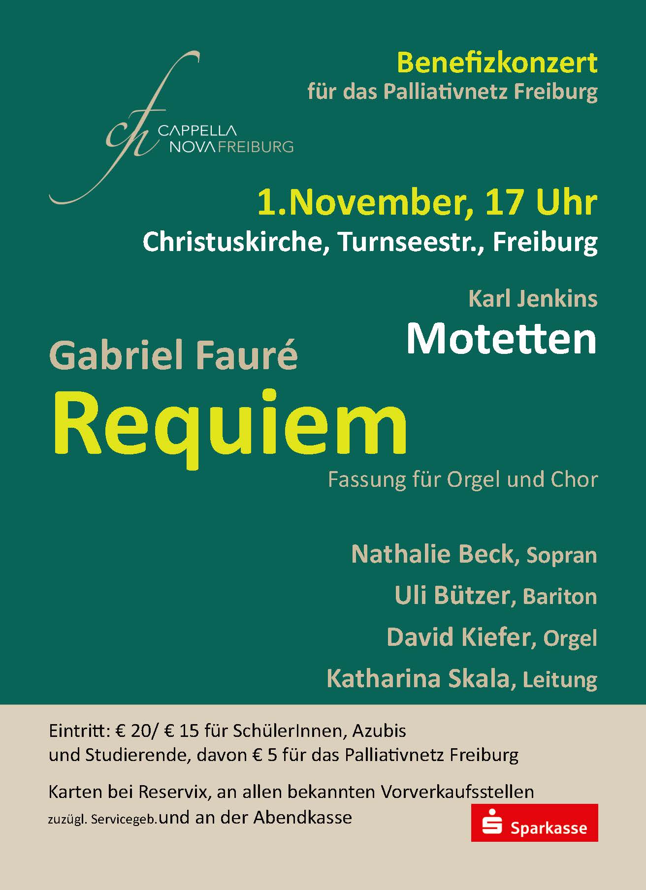 Benifizkonzert Capella Nova